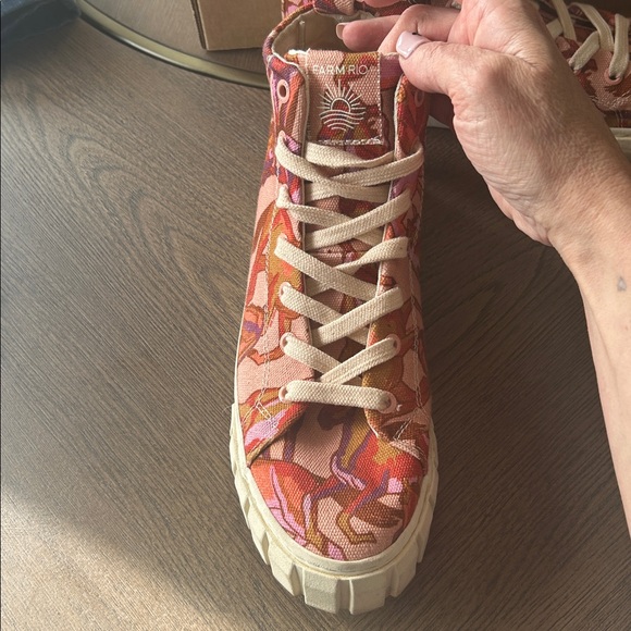 Farm Rio Rose Wild Horses platform sneaker - Picture 5 of 8